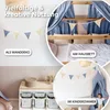 Handgemachte Wimpelkette aus Musselin Kinderzimmer Gold Produktbild-Vorschau 2