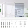 vidaXL Schiebetürbeschlag 183 cm Stahl Weiß Produktbild-Vorschau 6
