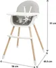 AMELIA Fütterungsstuhl 3-in-1 Hochstuhl mit verstellbarem Produktbild-Vorschau 11