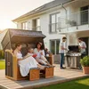 Strandkorb XXL 3 Sitzer für Garten & Terrasse aus Produktbild-Vorschau 3