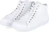 Andrea Conti Damen Stiefeletten Ankle Boots Weiß Glattleder Produktbild-Vorschau 1