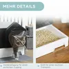 PawHut Katzentoilette Katzenklo mit Schaufel Filter für Produktbild-Vorschau 7