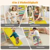 COSTWAY 4 in 1 Indoor Klettergerüst, Spielplatz mit Produktbild-Vorschau 3