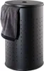 Wäschesammler - Schwarz - Edelstahl - 54 Liter - H 57,5 cm Produktbild-Vorschau 1