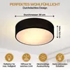 MONZANA® Deckenlampe Stoff Wohnzimmer Schlafzimmer E27 Produktbild-Vorschau 4