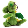 Drache Schlüsselanhänger Plüsch grün Kuscheltier Anhänger Produktbild-Vorschau 4