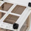 360Home Aufbewahrungsschrank durchsichtigerRegal  5 Ebenen Produktbild-Vorschau 6