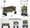 Sekey 200 kg Schwerlast Bollerwagen Faltbar, mit 17x10 cm Produktbild-Vorschau 7