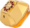 A close-up, angled view of a Paco Rabanne Lady Million Royal Eau de Parfum bottle. Voir les images du produit