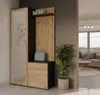 BDW Set Duo garde-robe miroir, armoire, anthracite/chêne Voir les images du produit 6