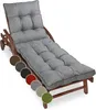 A gray cushioned lounge chair with a wooden frame, shown with multiple color swatches. Produktbild-Vorschau