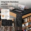 Isola da cucina Flieks con illuminazione a LED e presa di Anteprima dell’immagine prodotto 10