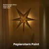 Papierstern Point gold 7-zackig Lochmuster Ø 60cm Produktbild-Vorschau 3