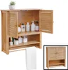Badezimmerschrank hängend - Bambus holz - Hängender Schrank Produktbild-Vorschau 1