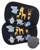 2X HECKBO Auto Sonnenblenden Kinder Baby Tiere mit Mama Produktbild-Vorschau 1