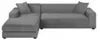 Sesselbezug 1 Sitzer 90-140cm - Samt - Hellgrau - Stretch Produktbild-Vorschau 8