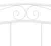 vidaXL Bett Weiß Metall 140x200 cm Produktbild-Vorschau 6
