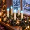 Bougies LED sans fil pour sapin de Noël, avec clips, Voir les images du produit 9