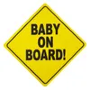 Carkids firma Baby on board! Inglese 12,5 giallo Anteprima dell’immagine prodotto 2