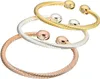 Damen-Armband, gedreht, verstellbar, galvanisch, zur Produktbild-Vorschau 6