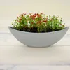 Große ovale Pflanzschale Jardiniere 39 cm in Stein-Optik Produktbild-Vorschau 5