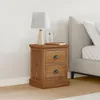 vidaXL Noční stolek se zásuvkami přírodní 40 x 30 x 50 cm Náhled obrázku produktu 4