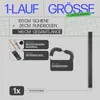 Gardinenschiene 120cm / 1-läufig mit Rundbogen, Produktbild-Vorschau 3