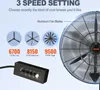 Mlhový ventilátor, 74,9 cm, vodotesný priemyselný Náhľad obrázku produktu 3
