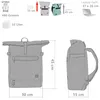 Kurierrucksack Freizeitrucksack Rucksack Damen Herren Produktbild-Vorschau 8