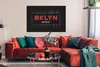 MuchoWow® Poster New York - Brooklyn - Schwarz 120x80 cm - Produktbild-Vorschau 2