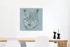 MuchoWow® Poster Wolf - Grau - Raubtier 50x50 cm - Produktbild-Vorschau 5