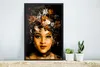 MuchoWow® MuchoWow® Gerahmtes Poster Frauen - Blumen - Gold Produktbild-Vorschau 4