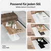CASARIA® Couchtisch Weiß Eiche Holz Stauraum Ablage Produktbild-Vorschau 7