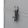 vidaXL Astuccio per cosmetici 37x24x40 cm argento alluminio Anteprima dell’immagine prodotto 15