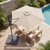 COSTWAY, ombrellone da giardino 300x300 cm, ombrellone a Anteprima dell’immagine prodotto 2
