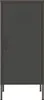 vidaXL Lagerschrank Anthrazit 42,5x35x101,5 cm Stahl Produktbild-Vorschau 3