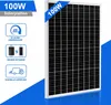 200W Solarpanel Kit 2x100W Solar Set 12V Monokristallin Produktbild-Vorschau 2
