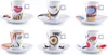 Zeller Espresso-Set, 12-tlg., "Faces", Porzellan Produktbild-Vorschau 9
