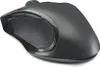 A black wireless laser mouse with a textured grip. Anteprima dell’immagine prodotto
