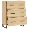vidaXL Kredens dąb sonoma 69,5x34x90 cm Materiał Podgląd zdjęcia produktu 6