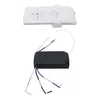 A white remote control unit and a black receiver unit with wires are shown against a white background. Podgląd zdjęcia produktu