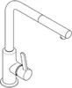 A line drawing illustration of a kitchen faucet. Produktbild-Vorschau