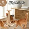 Kratzbaum für Katzen, 44,5cm Kratzpfosten Katzenkratzbaum Produktbild-Vorschau 10