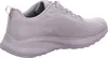 A side view of a gray Skechers Bobs Sport Squad Chaos women's training shoe. Voir les images du produit