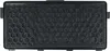 A rectangular black filter with a hexagonal honeycomb pattern. Produktbild-Vorschau