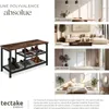 Étagère à chaussures TAUNTON 80x30x45,5cm - Bois foncé Voir les images du produit 7