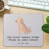 Mr. & Mrs. Panda Mauspad Cocker Spaniel Freude - Grau Produktbild-Vorschau 2