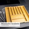 Organizzatore per cassetti di posate Intirilife in bambù Anteprima dell’immagine prodotto 7