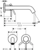 Hansgrohe 73351340 2-Loch Waschtischmischer Unterputz Produktbild-Vorschau 2