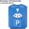 Parkscheibe mit Eiskratzer Auto Gummilippe Parkuhr 4 Produktbild-Vorschau 3